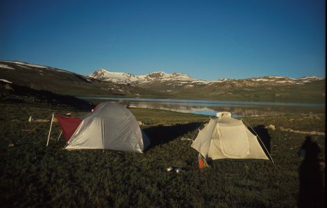 Tábor na Deosai Plains