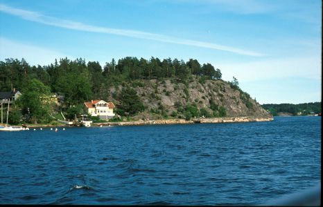 Výlet lodí u Stockholmu