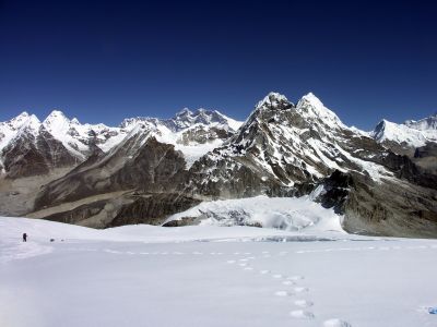 Sestup z Mera Peaku