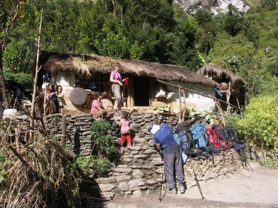 Naura - sestoupili jsme do údolí Myagdi Khola