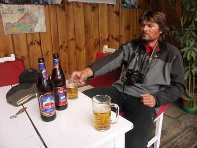 Jindra zapíjí Dhaulagiri trek