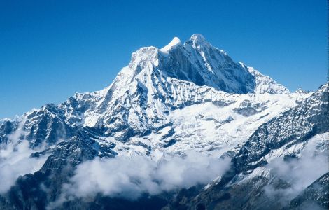 Gaurišankar v plné kráse - 7134 m