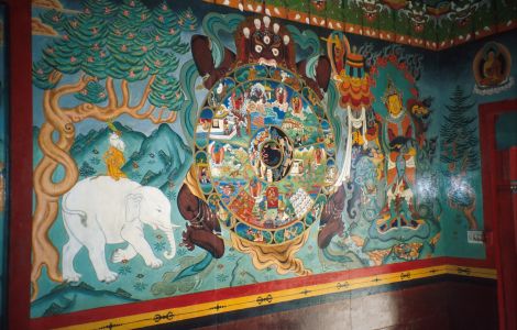 Mandala v Thame Gompa