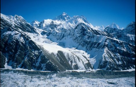 Mount Everest z Gokyo Ri