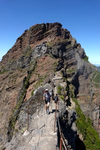 Cesta z Pico Ruivo na Pico Arieiro