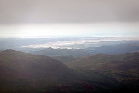 I ze Scafell Piku je vidět na moře