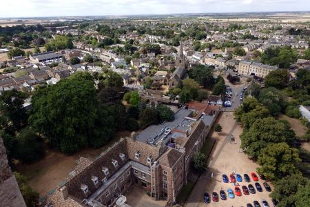 Pohled na historické Ely