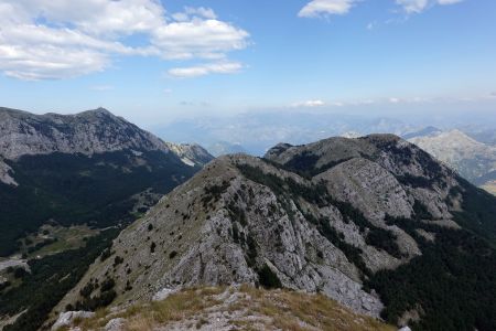 Pohled z Jezerského vrchu k Boce Kotorské