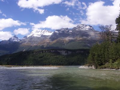Ústí Rockburn Creeku do Dart River