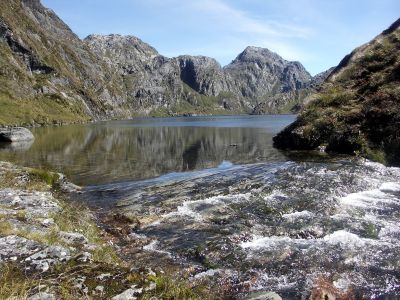 Výtok z Lake Harris