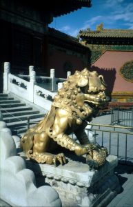 Peking - socha lva