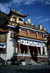 Kangding - tibetský chrám