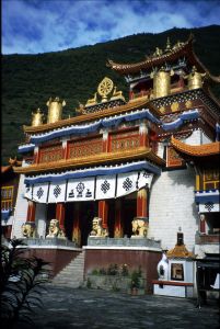 Kangding - tibetský chrám