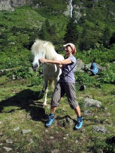 Kamila a koník u Gollinghütte
