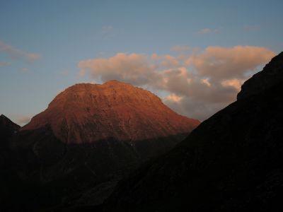 Hochgolling při západu slunce