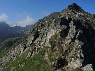 Na sedle Trockenbrotscharte