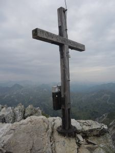 Na vrcholu Steirische Kalkspitze (2459 m)