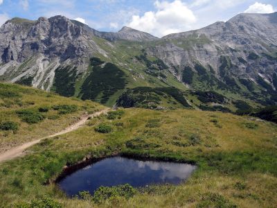 Pokračujeme k Obertauernu, uprostřed Steirische Kalkspitze