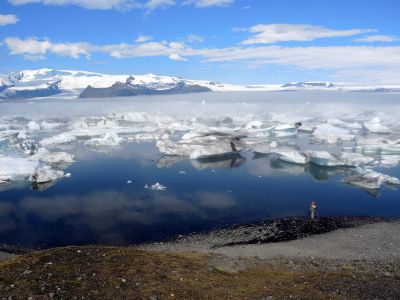 Jökulsarlón - největší islandské ledovcové jezero