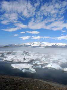 Jökulsarlón - největší islandské ledovcové jezero