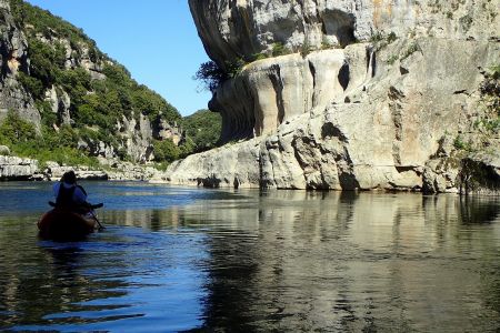 Kaňon Ardèche je nádherný, jen by to chtělo trochu víc vody.