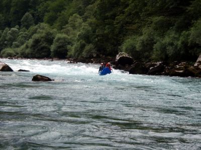 Tara - peřeje na hranicích s Bosnou.