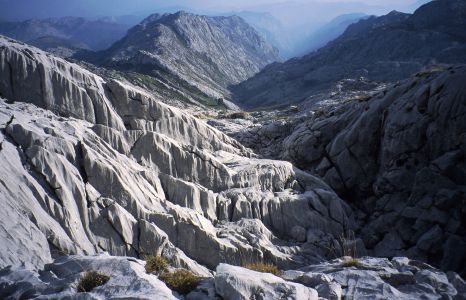 Neskutečný vápencový kras západní části Picos de Europa