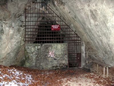 Vstup do Križne jamy