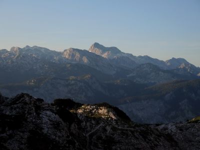 Triglav ve večerním světle