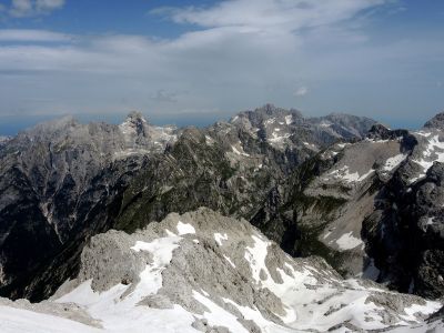 Prisojnik, Razor a Škrlatica