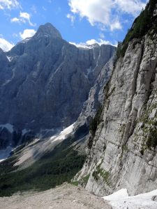 Triglav z výstupu na Bovški Gamsovec
