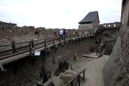 Na hradbách hradu Hrad Boldogkő vára