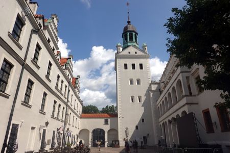 Věž zámku knížat pomořanských