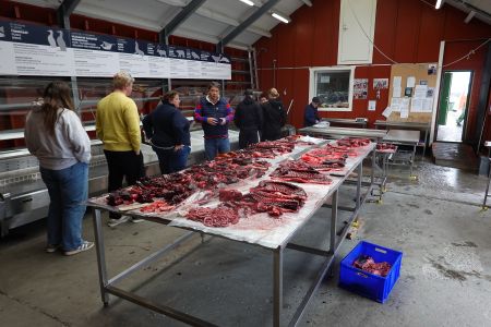 Jsme zpátky v Nuuku - místní tržiště.