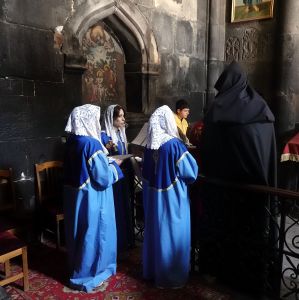 V klášteru Geghard