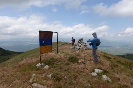Na vrcholu sopky Ara.