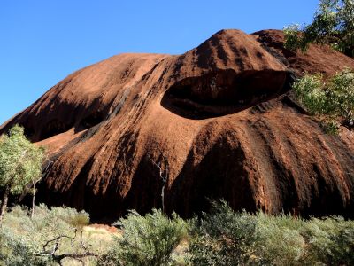 Uluru - detail skal.