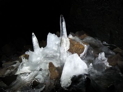 Ledová výzdoba Surtshelliru