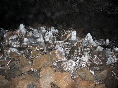 Ledová výzdoba Surtshelliru