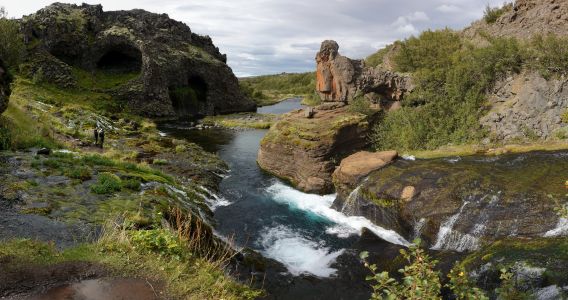 Gjáin nazval islandský fanatik Jan Sucharda Rajským údolím.