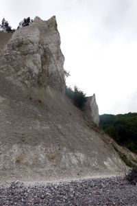 Kolmé stěny útesů Møns Klint.