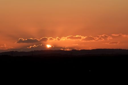 Na Todbjergu jsem zažil romantický západ slunce.