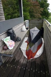 Na rozhledně jsem přespal