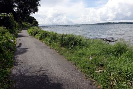 Z Kielu jsem podél moře dojel do Laboe.