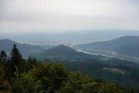 Pohled před Divinku na Žilinu