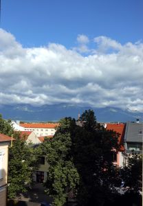 Tatry byly v mracích.