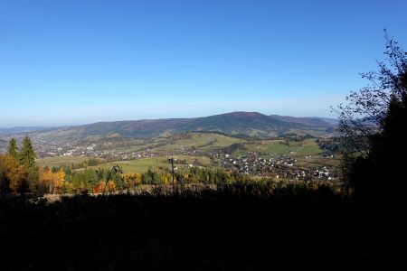 Pohled zpátky na Rabku Zdrój