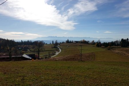 Osada Studzionky na hřebeni Gorců