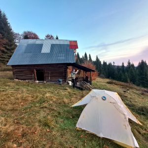 Tábořili jsme u salaše