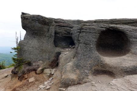 Skaliska na vrchole Malinowska Skala